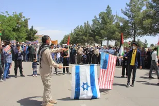گزارش تصویری از راهپیمایی روز قدس در قاین