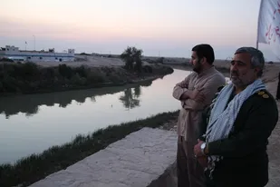 حضور جانشین سپاه نینوا در شلمچه و نهر خین
