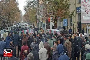 تشییع پیکر مطهر شهدای گمنام در اسدآباد