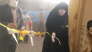 افتتاح حمام عمومی روستای پرو شاهرود به همت بسیجیان جهادگر