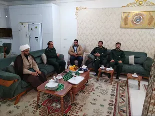 دیدار با خانواده شهدای اطلاعات عملیات شهرستان دهلران