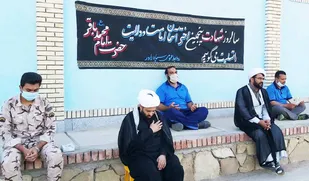 به مناسبت شهادت پنجمین اختر آسمان امامت و ولایت امام محمد باقر علیه السلام در ناحیه راور مراسم عزاداری آن امام همام با رعایت پروتوکل های بهاشتی برگزار شد.