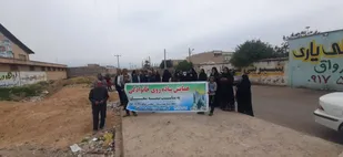 برگزاری همایش پیاده روی به مناسبت نیمه شعبان در دهدشت