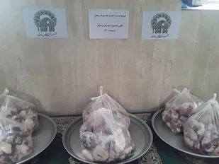توزیع ۱۲۰ کیلو گوشت تازه در بین نیازمندان شهرستان بردسکن