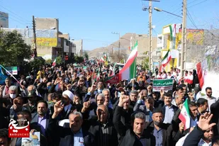 برگزاری راهپیمایی با شکوه ۲۲ بهمن در باغملک