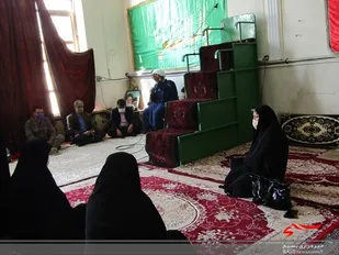 دیدار با خانواد شهداء شهر تیتکانلو