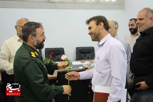 تجلیل از کارکنان فرمانداری ساوجبلاغ+تصاویر