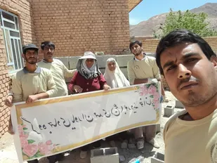 اردوی جهادی گروه جهادی یاوران مهدی (عج) در روستای توتک حوزه عشایری ثارالله