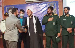 تجلیل از ناظرین و کاسبین امین بسیج اصناف فهرج