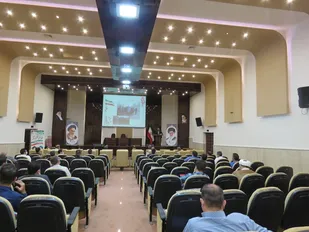آیین تکریم و معارفه فرمانده حوزه بسیج اداری کارگری برخوار برگزار شد