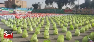 برگزاری رزمایش کمک های مومنانه مرکز بسیج شهید تندگویان اهواز