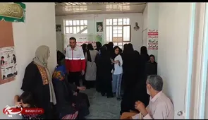 روستای ریکا زیر چتر سلامت جهادگران فاطمی ۶ / ویزیت رایگان ۱۲۰ نفر از اهالی کوهدشت