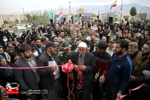 آیین رونمایی از پیکرواره شهید گمنام در امامزاده خضر(ع) همدان