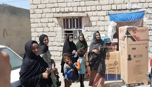 اقدامات جهادی بسیج اصناف و بازاریان تهران در روستاهای محروم کهنوج