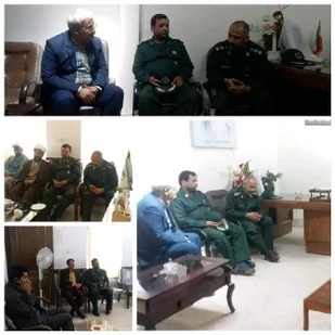 فرمانده سپاه ناحیه بردسکن با رئیس اتاق اصناف این شهرستان دیدار کرد