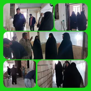 بازدید بسیجیان پیشوا از پروژه در حال ساخت پایگاه بسیج شهیدحصاری