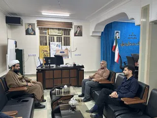 دیدار چهره به چهره مسئول نمایندگی ولی فقیه سپاه دزفول و ریاست محترم ارشاد اسلامی