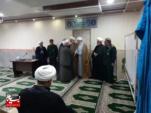 مراسم تکریم و معارفه مسئول دفتر نمایندگی ولی فقیه در سپاه ناحیه آبادان