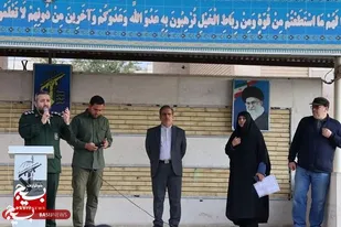 آیین بدرقه دختران منطقه ۱۵ تهران عازم راهیان نور برگزار شد&nbsp;