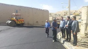 بهسازی معابر روستای &laquo;پیر بادام&raquo; کبودراهنگ با اعتبارات مسئولیت اجتماعی