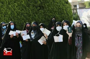 دعوت بسیج جامعه زنان سپاه استان قم به شرکت در انتخابات