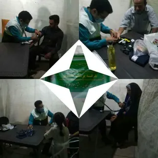 ویزیت رایگان بیماران در مراسم جشن غدیربوستان موعود زرند به مدت 3 شب انجام شد