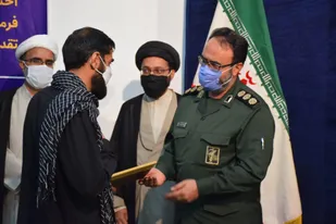 تکریم و معارفه فرمانده پایگاه امام خامنه&zwnj;ای شاهود+ تصاویر