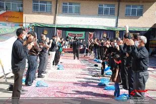 عزاداری مردم همدان در روز عاشورا