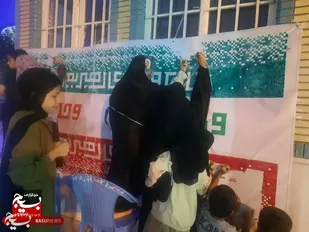 دیوارنگاره &laquo;وحدت&raquo; با حضور هنرمندان بسیجی در چهار شهرستان استان اجرا شد