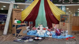 رونمایی از 10سری جهیزیه در هفته بسیج