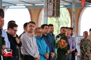 غبارروبی مزار مطهر شهدا در باغملک برگزار شد
