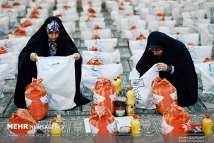 مشارکت مردم و خیرین در رزمایش کمک های مومنانه