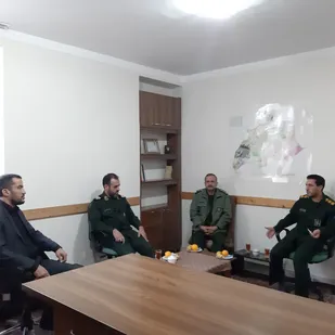 بازدید و سرکشی فرمانده سپاه استان سمنان از حوزه بسیج ادارات الحدید شاهرود