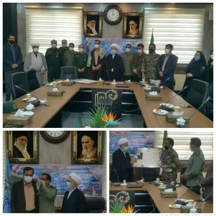 مراسم تجلیل از مدیرجهادی آموزش و پرورش آران و بیدگل
