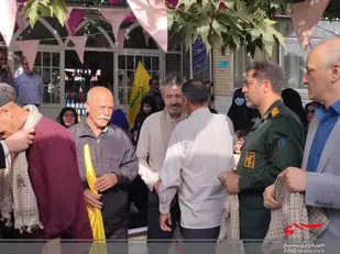 گزارش تصویری از اعزام خانواده های آزادگان، جانبازان و بسیجیان سپاه ناحیه مقاومت شهرستان چهارباغ به مناطق عملیاتی غرب کشور