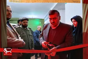 افتتاح نمایشگاه مدرسه انقلاب در دبیرستان دخترانه محبی بهار