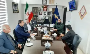 دیدار رئیس شورای اسلامی شهرستان پیشوا با فرمانده سپاه
