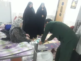 دیدار رزمندگان گردان ۱۱۹ امام حسین (علیه السلام) با خانواده شهدا به مناسبت دهه کرامت
