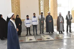 مزار شهدای بهاباد غبارروبی شد
