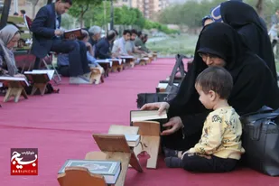 دورهمی ماه مبارک رمضان ، در پارک کوثر محله سپهر کرج برگزار شد