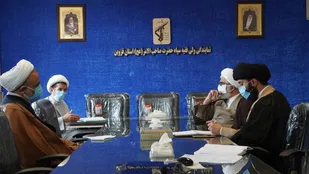 با خیزش موج چهارم ویروس کرونا طلبه های جهادگر به حالت آماده باش مجدد در آمدند .