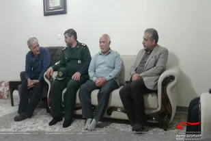دیدار فرمانده سپاه و فرماندار اسدآباد با جانبازان و آزادگان