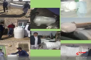 توزیع 13 تانکر آب در روستاهای محروم هیرمند