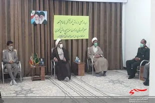 دیدار نخبگان دانش آموز با امام جمعه شهرستان زهک