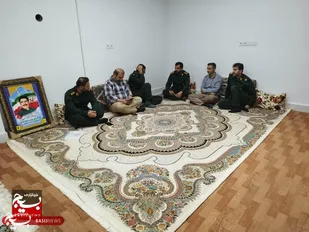 دیدار با خانواده معظم شهید اسکندری، شهید دفاع مقدس در شهرستان باغملک