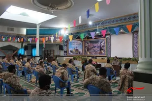 تحویل سال نو در لشکر عملیاتی 10 حضرت سید الشهداء(ع) استان البرز با حضور سردار رفیعی+عکس