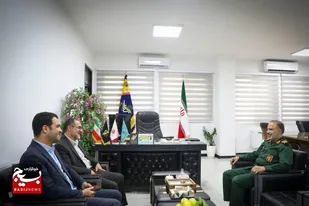 دیدار مدیران دستگاه&zwnj;های اجرایی مازندران با فرمانده سپاه کربلا