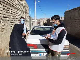 در راستای قرارگاه شهید سلیمانی حافظان سلامت ناحیه تیران و کرون صورت گرفت