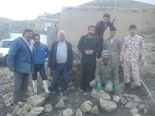 اجرای پروژه&zwnj;های عمرانی توسط جهادگران بسیجی در روستای کمشاله