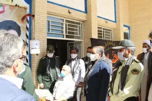 زنگ ایثار در اولین روز از هفته دفاع مقدس در شهرستان تفت زده شد